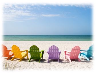 chairs on beach