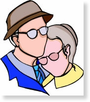 elderly couple